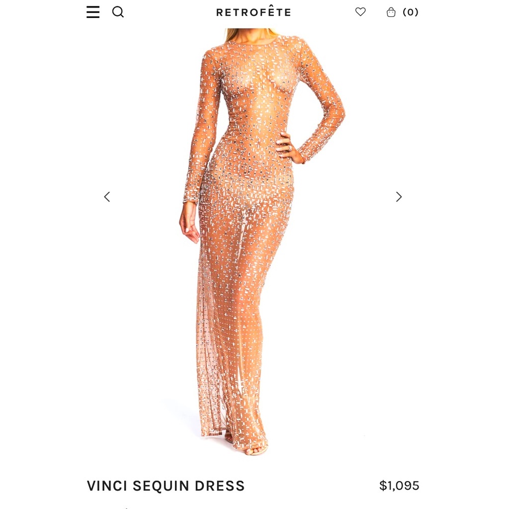 Retrofete Vinci Sequin Dress